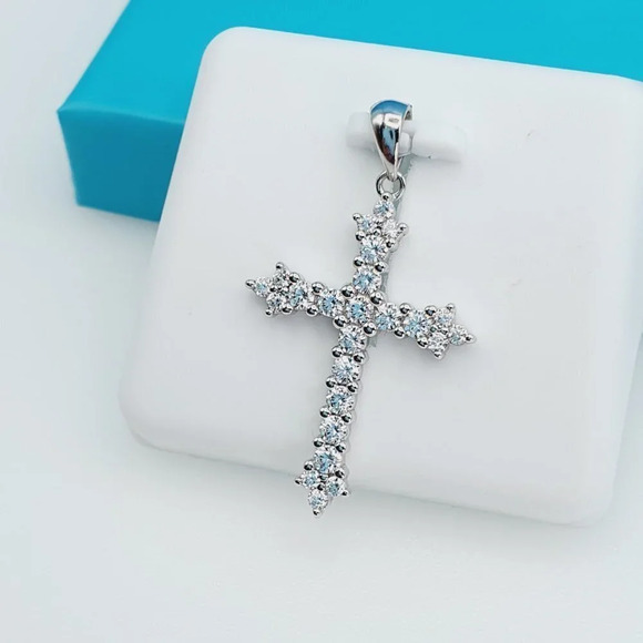 "925 Sterling Silver CZ Beautiful Pendant for Women, 1USPAR4063 - Picture 4 of 11